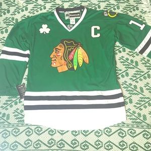 Reebok Men’s Blackhawks St. Pat’s Day #19 Toews